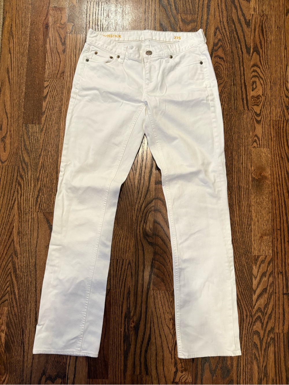 J. Crew Women’s White Matchstick Jeans